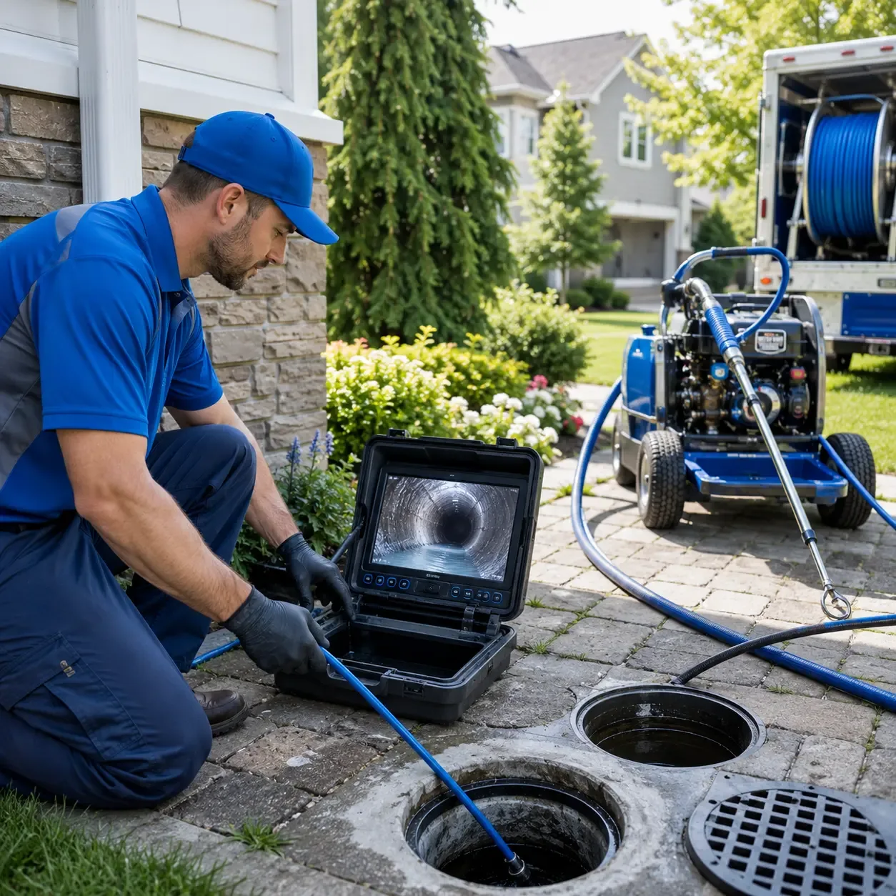 Outdoor drain cleaning professionals serving Rebecca, GA