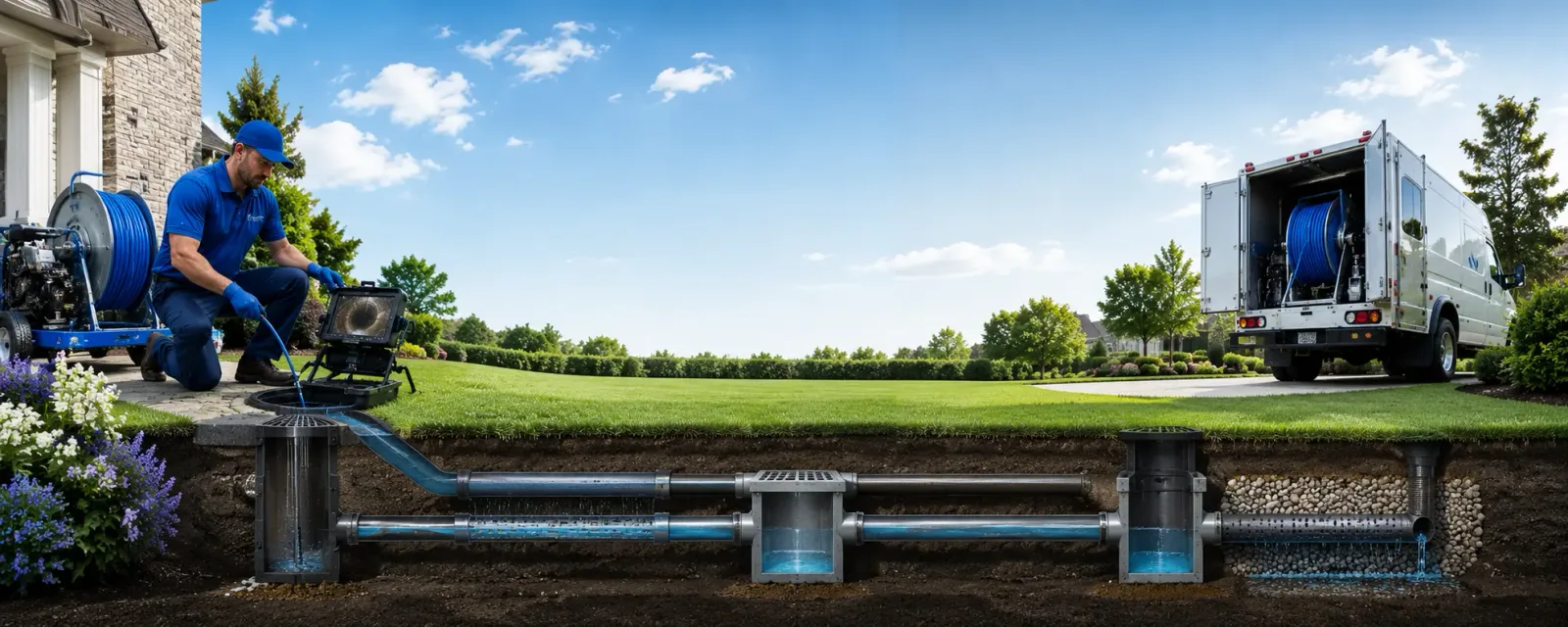 Outdoor drain cleaning information for Rebecca, GA